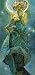 DLTYXME Rompecabezas De Cartón, Rompecabezas De Papel para Adultos - Moonlight by Alphonse Mucha Puzzles 1000 Piezas