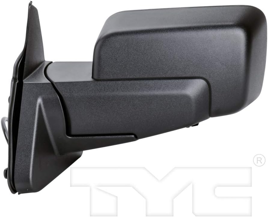 For Jeep Commander 2006 07 08 09 2010 Door Mirror Driver Side | Power | Heated | Black | Replacement For 55396637AC | CH1320267