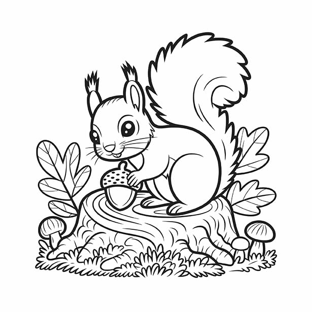 Cute Cozy Coloring: Forest image 4