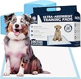American Kennel Club Puppy Training Pads with Ultra Absorbent Quick Dry Gel – 22 x 22 Pee Pads for Dogs - 100 Count (Unscented)