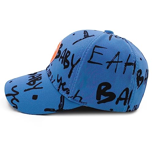 Image of VRITRAZ Unisex Kids Baseball Cap, Lightweight Adjustable Casual Sports Hat | for School, Travel and Outdoor Activities, Boys and Girls (4-12 Years)