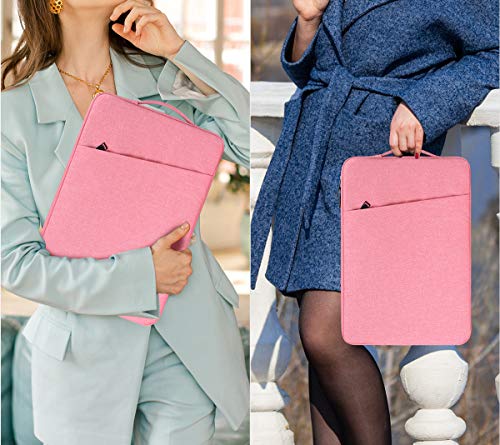 Image of iKammo 13.3 Inch Laptop Case For Hp Envy 13 /Pavilion 13 /Elitebook 830 /Spectre X360,Asus Zenbook 13,Dell Inspiron 13 7000 /Dell Xps 13 /Lenovo Yoga 730 13.3 /Lg Gram 13 Sleeve Carrying Bag(Pink)