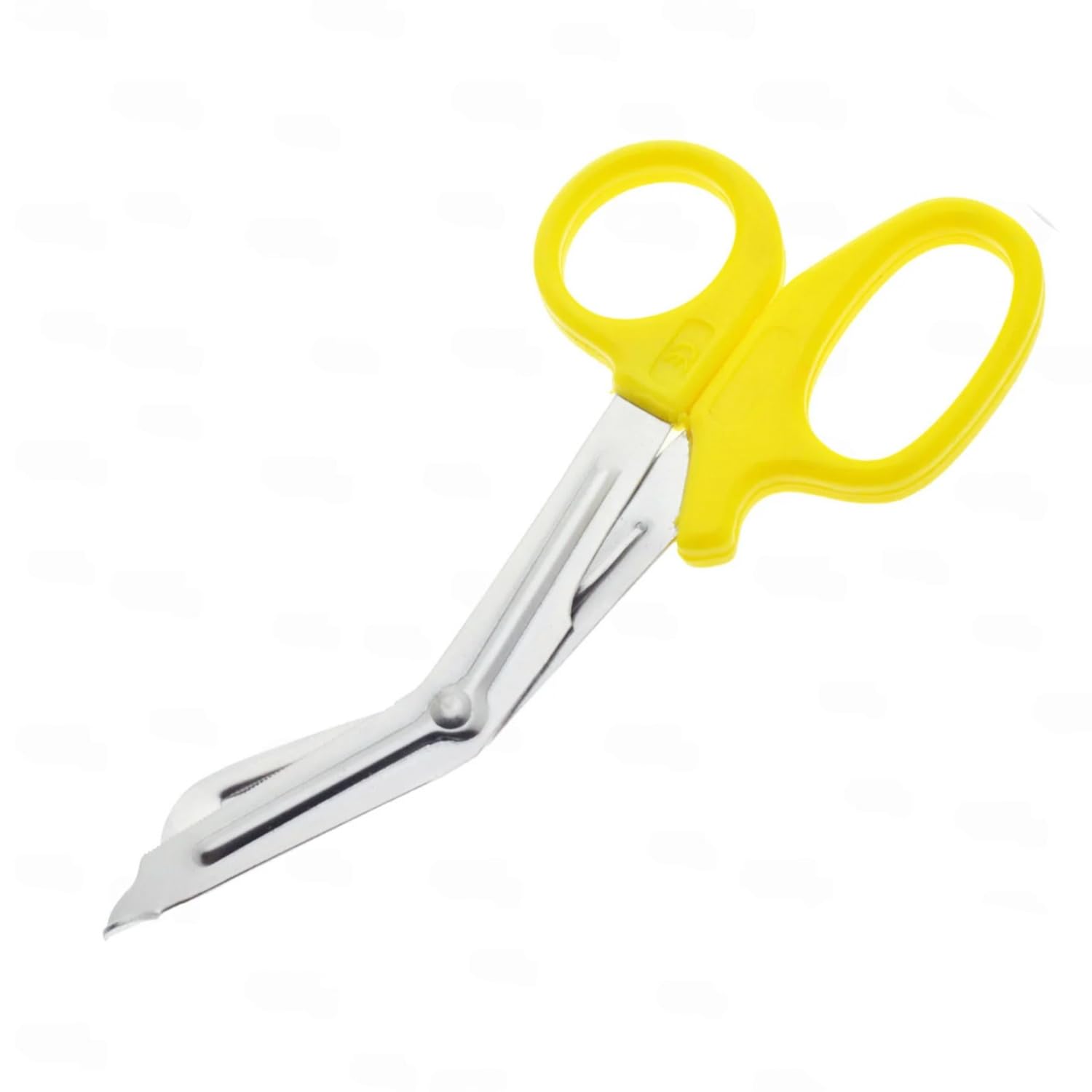 Ynr Yellow Medical Scissors – Stainless Steel First Aid Scissors, Curved Paramedic With Serrated Blade, Trauma & Nurse Scissor For Emt, Ems, Vets, Nursing Use | (Yellow) 5.5 Inches