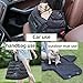 MANON ROSA Dog Car Seat Carrier Bag & Clip-On Convenience Travel Bed & Waterproof Mat A Premium Multi-Use Solution for Small Medium Dogs Cats Puppies