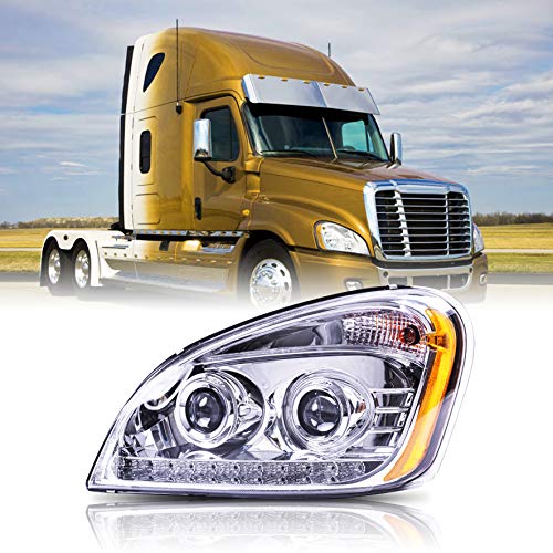 Freightliner Cascadia LED Headlights Headlamps Projector Left Side for 2007 - 2017