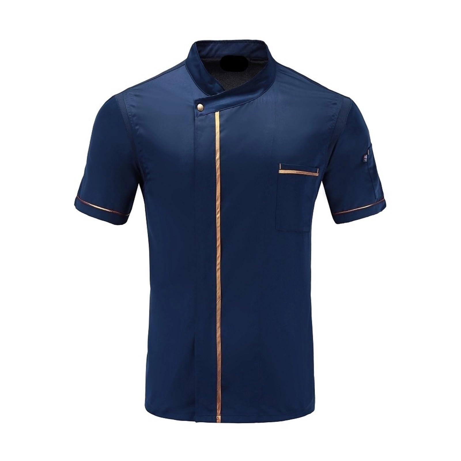 Divisa da cuoco Divisa da cuoco a maniche corte Summer Gold Line, abbigliamento cucina, ristorante, bar, servizio di ristorazione, divisa lavoro for barbiere per chef