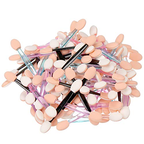 Akstore 30PCS Disposable Dual Sides Eye Shadow Sponge Applicator Eyeshadow Brushes Makeup Brush (30PCS-Mixed) - Image 6