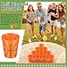 Maxdot 30 Pcs Basketball Party Game Set Include 22 Basketball Plastic Cups with 8 Balls 16 oz Reusable Plastic Cups for Adults Tailgate Game Birthday Party Supplies and Gifts