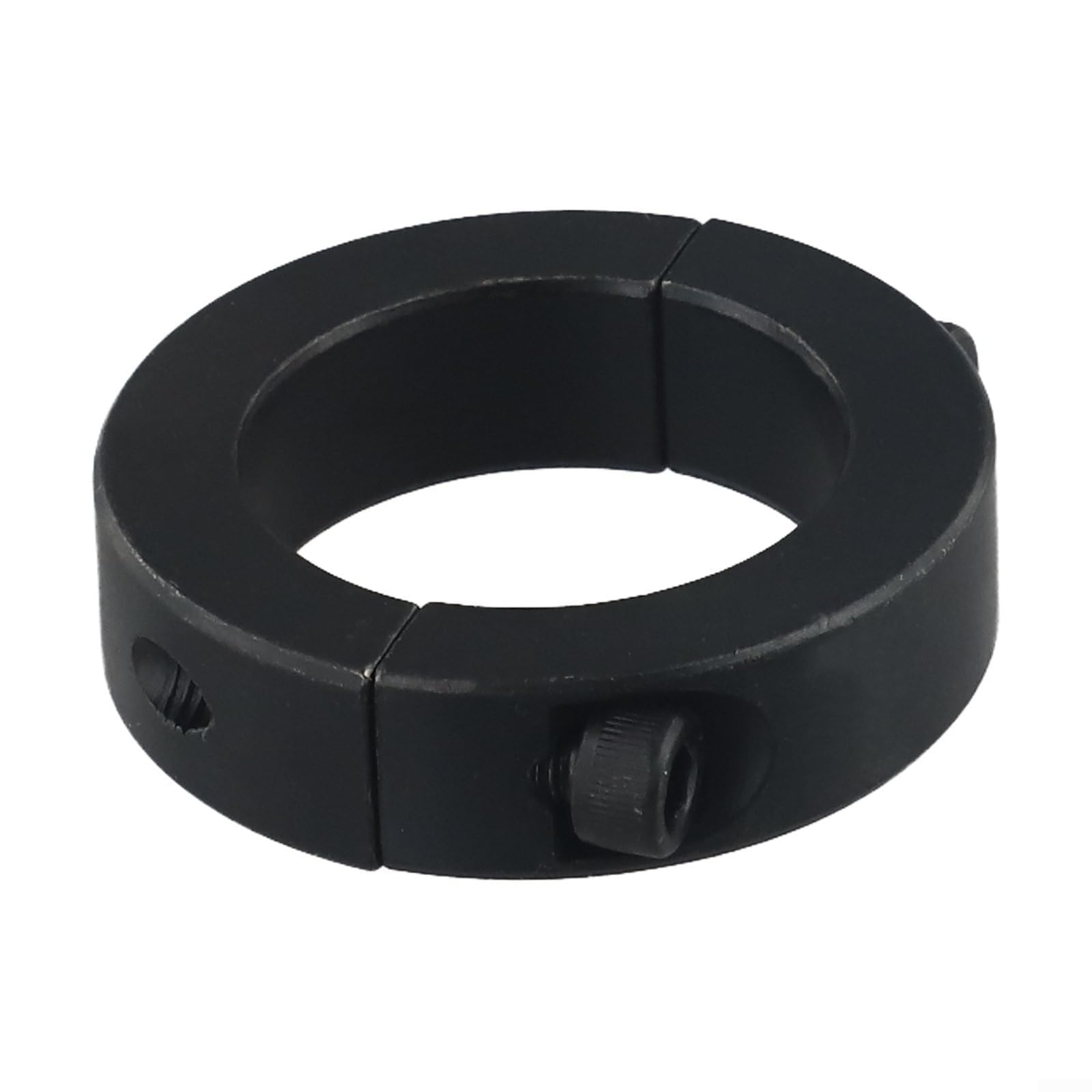 Set di 2 anelli di fissaggio divisi per collare, 10-40 mm, in acciaio nero, di grado industriale, per un fissaggio sicuro dell'albero (40 mm)