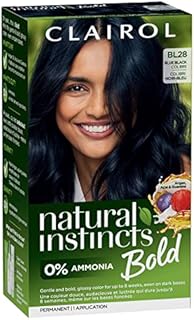 Natural Instincts Bold Permanent Hair Dye, BL28 Blue Black Colibri Hair Color, Pack of 1