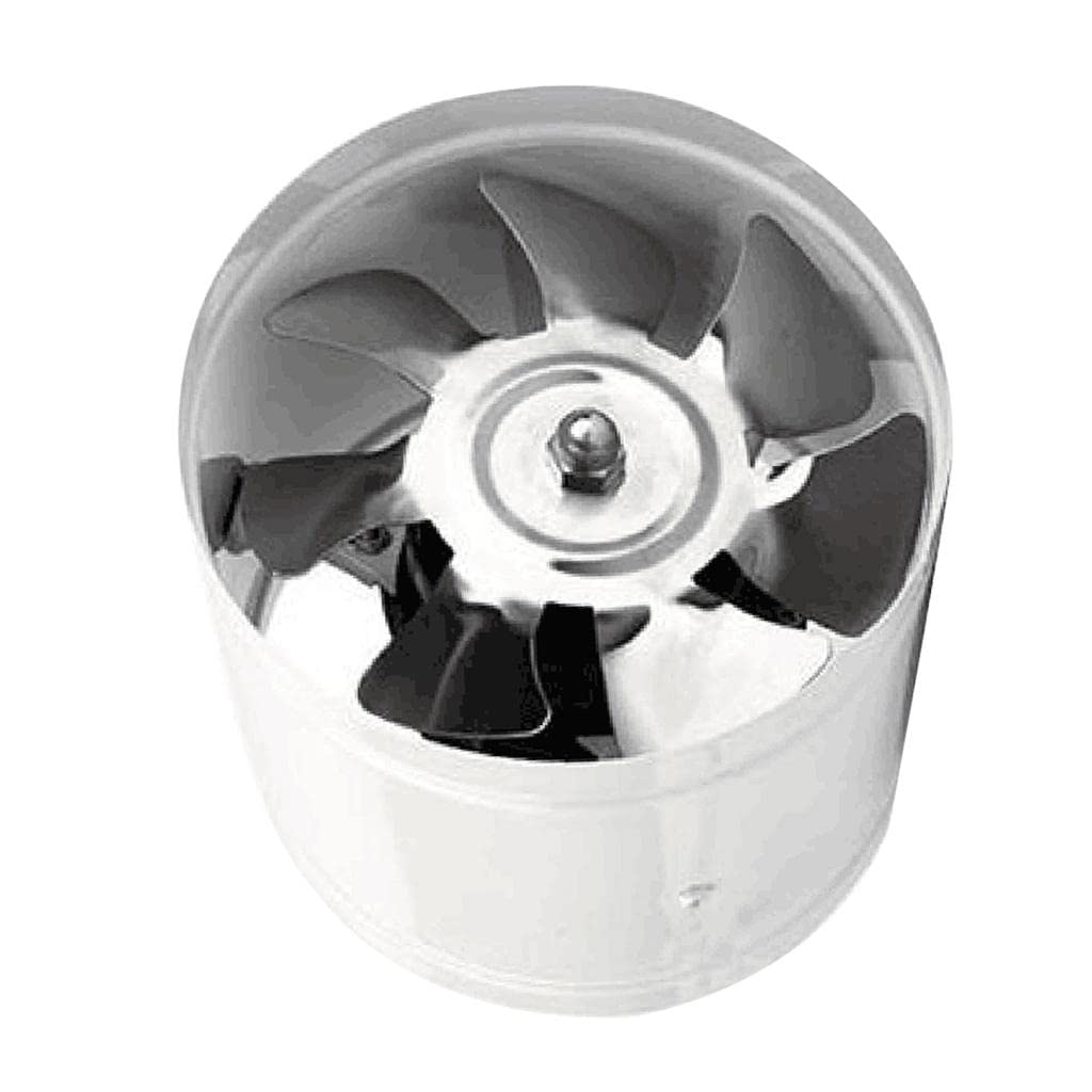 VELURA 6 inch 40W Inline Duct Booster Fan Ventilation Exhaust Air Blower White|1 Piece Extractor Fan| Other Home Heating & Cooling| Heating Cooling & Air | Home Improvement |Home & Garden