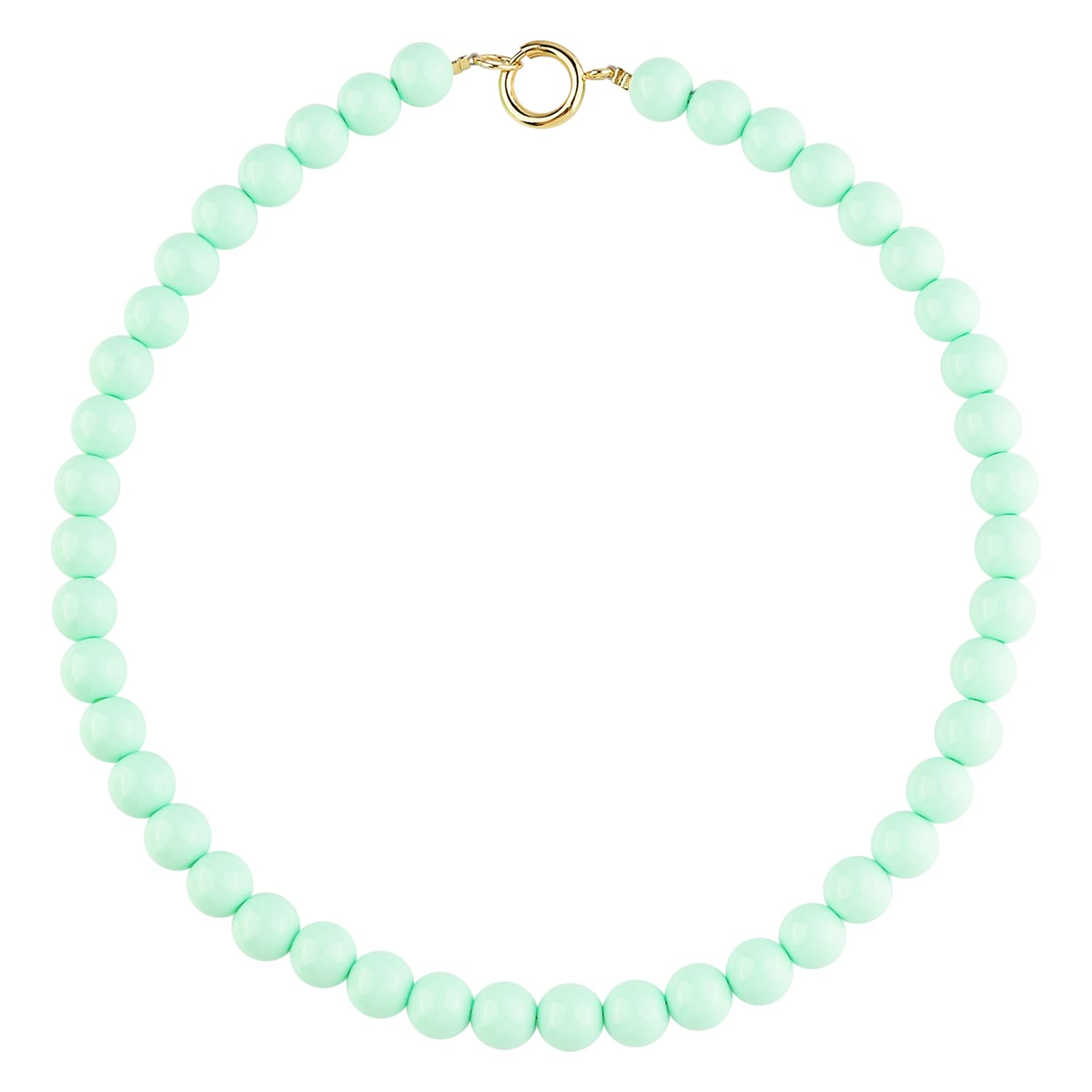 KELITCH Bunte Perlenkette für Damen Trendige Choker Halsketten für Damen Handgefertigter Sommerschmuck für den Strand