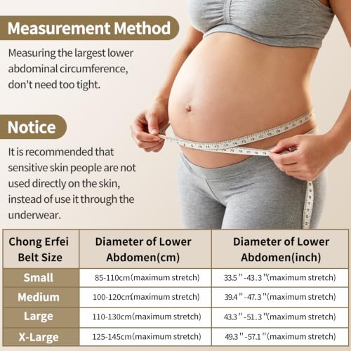 Image of Maternity Belt Pregnancy Belly Band 3 in 1 Support Belt for Pregnant Women | Pregnancy Support Belt Maternity Belly Band Pregnancy Belly Support Bands for Back /Pelvic /Hip Pain (S, Beige)