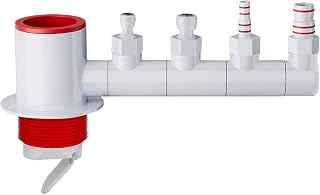 General - Tubo de drenaje de cocina y baño, conector de tres vías, no purificadores de agua, filtro de tres vías, no enchufa, sistemas de drenaje rápido