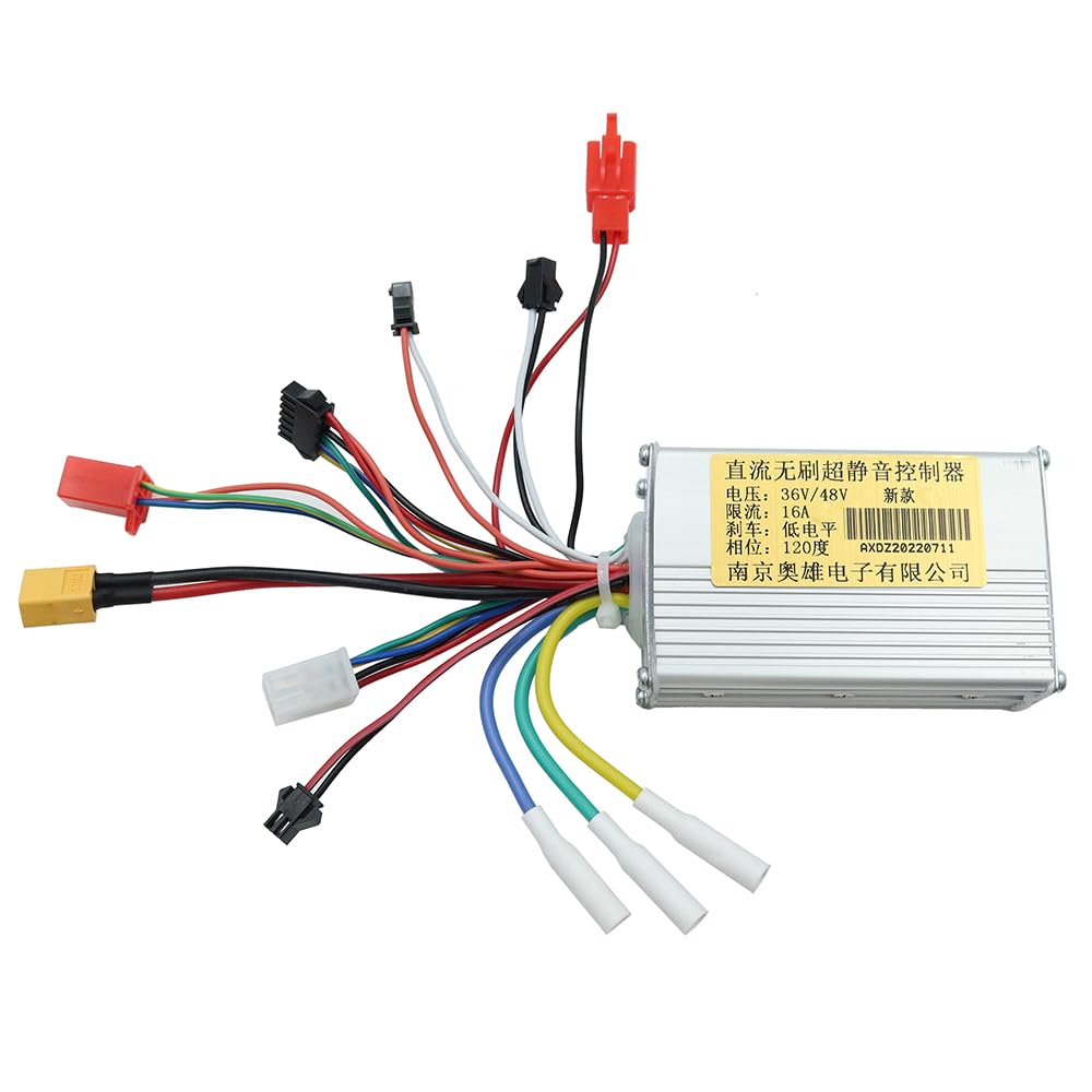Hulajnoga elektryczna, bezszczotkowy kontroler silnika, przełącznik przyspieszenia do skutera elektrycznego i roweru elektrycznego 36 V, 48 V, 450 W, bezszczotkowy kontroler silnika