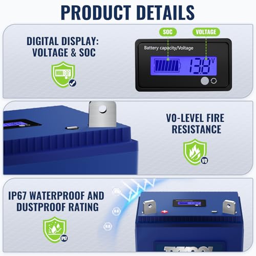 TYKOOL Battery - Digital Display