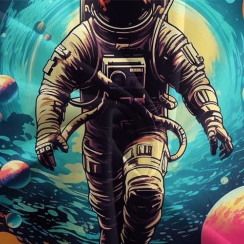 Housse de couette astronaute 3D lit simple ado microfibre