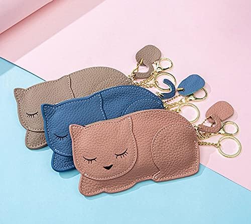 Image of QZUnique Women's PU Leather Crab Shape Pendant Purse Mini Bag Key Chain