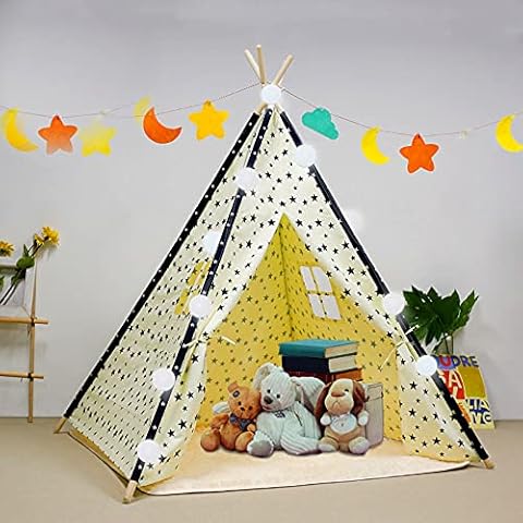 Teepee Tent for Kids Foldable Play Tent for Boys and Girls Playhouse for Kids Indoor and Outdoor Cover