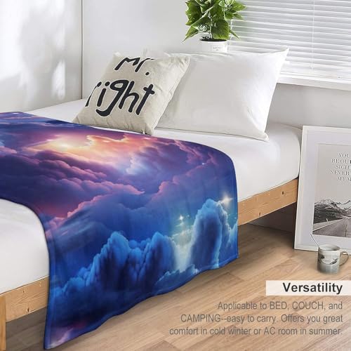 Couverture moelleuse en flannel imprimée au fini super doux et chic