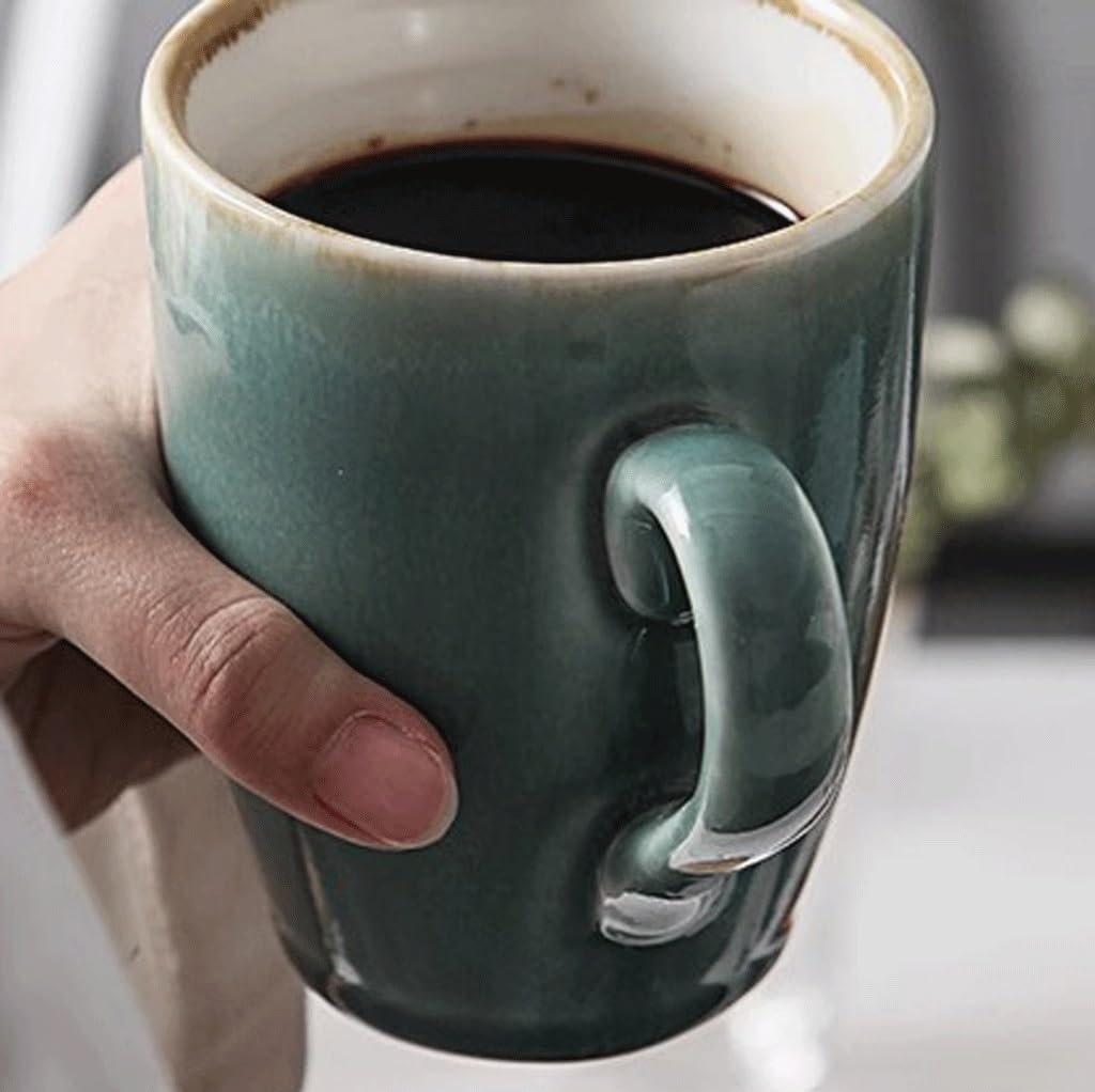 ENGENDER Tazas Cafe Tazas Transformadas En Horno, Tazas De Café, Tazas De Agua De Trabajo, Tazas De Té Mug Cups(A)