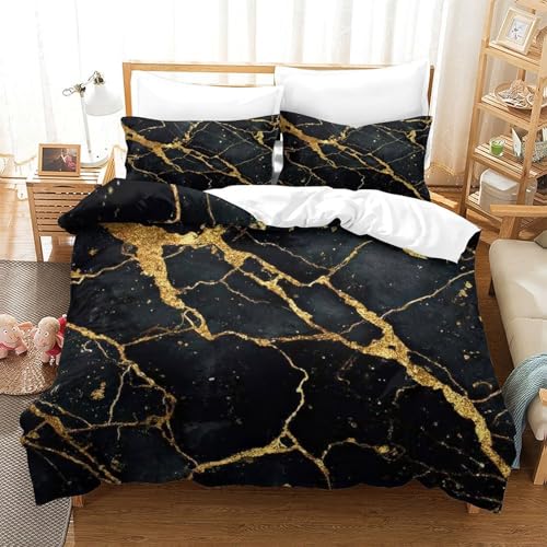 Housse de couette ultra douce avec fermeture éclair microfibre résistante 135x200cm - 3