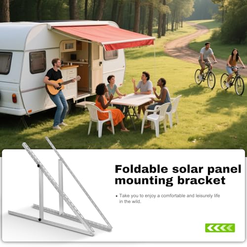 Image of 2 Pack 45inch Adjustable Solar Panel Tilt Mount Brackets