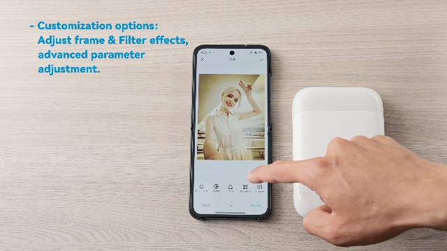 Amazon.co.jp: TELESIN° x Liene スマホプリンター ポータブル