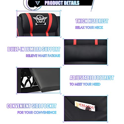 Giantex Gaming Recliner Chair GT65746RE-HW の商品画像 5