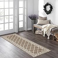 Amazon | Topotdor モロッコ幾何学模様ランナーラグ、キッチンラグ