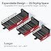 Pantasia Large Dish Drying Rack, Expandable Dish Rack for Kitchen Counter, Upgraded Dish Drainer with Drainboard Set, Multifunctional Dishrack with Utensil Holder & Cup Holder, 13.4