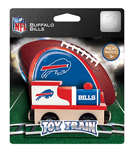 Image of MasterPieces NFL Buffalo Bills Real Wood Toy Train, For Ages 3+
