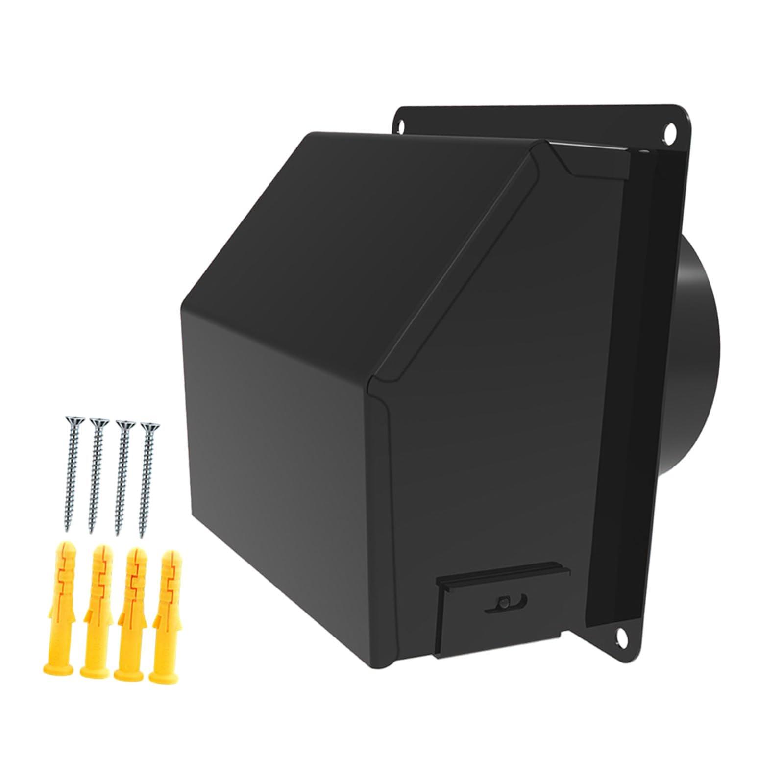 Oxxggkao 4inch Metal Air Outlet Exhaust Grille Cover Dryer Ducting Ventilation Exhaust Grille Square Vents Cap Metal