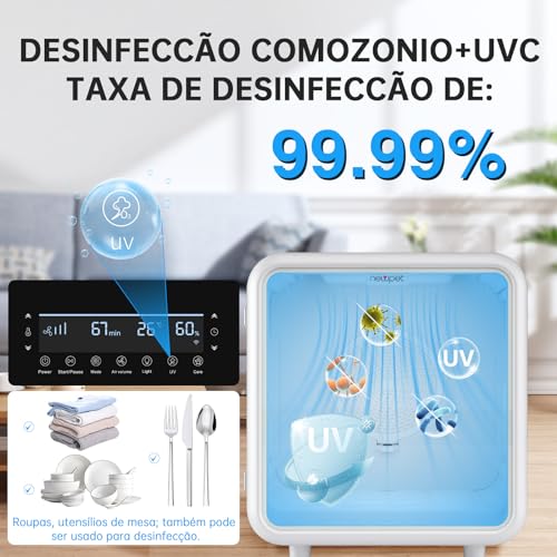 Caixa de Secagem Automática para Gatos, APP Controle Inteligente de Temperatura, 360° Eficiente para