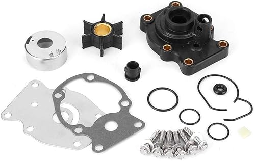 Miniatura 1 de Accesorios marinos, Terisass Kit de reparación de bomba de agua Accesorios de bomba de agua para Johnson 20-35 HP Outboard OEM 393630