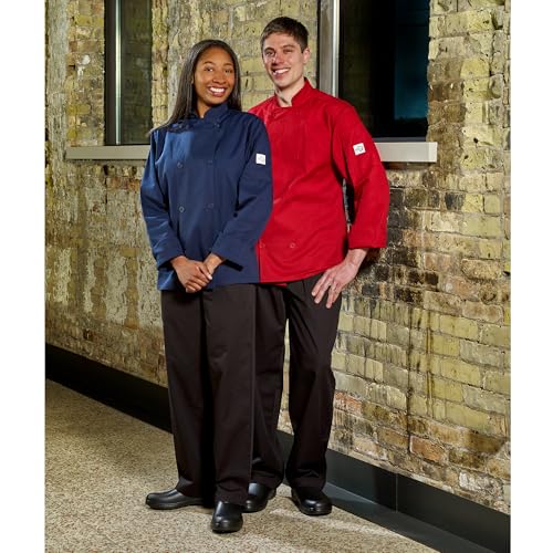 Image of Mercer Culinary M60050BKL Millennia Men's Cook Pants, Large, Black