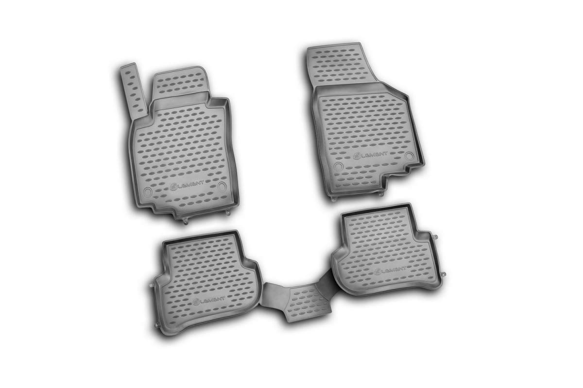 ELEMENT Alfombrillas 3D para ŠKODA Karoq 2017- | Familiar | Europa | Sin Caja Asiento | 4 Piezas — view 116