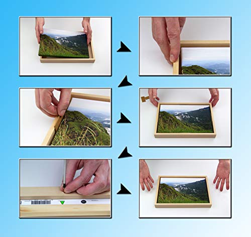 Cadre pour châssis entoilé 43x96 cm bois MDF effet flottant