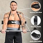 Elite Sports Arm Blaster for Building Arm Biceps & Triceps Dumbbells & Barbells Curls Muscle Builder Bicep Adjustable Isolator for Big Arms Bodybuilding Perfectly Balanced Support - Image 2