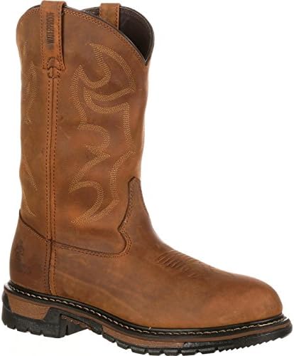 Rocky Men's FQ0002733 Western Boot, Aztec Crazy Horse, 12 W US | Image 4