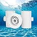 Duokon 3,8 cm piscina al aire libre Jet Spa río masaje piscina...