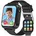 clleylise 4G Reloj Inteligente Niño, Reloj Inteligente Niña, Smartwatch GPS para niños, Videollamada, IP68 Resistente, Voz, Llamada SOS, Juego, Regalos para niños y niñas de 4 a 16 (Negro 4)