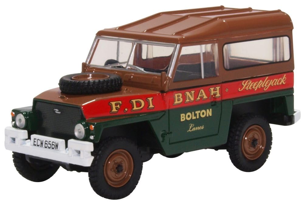 Oxford Diecast 1:43 Land Rover Lightweight Hard Top Fred Dibnah Collectable model 43LRL006