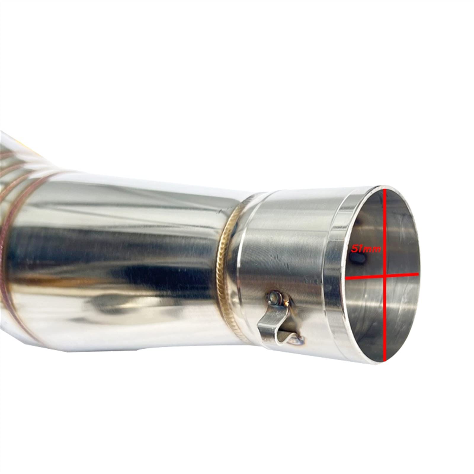 Motorrad Schalldämpfer Für Xsr155 Für CBR250 Für CB400 Für GSXR600 Für EN250 GP 38 MM 51 MM Rohr Schalldämpfer System Escape Moto Motorrad Auspuff Slip On