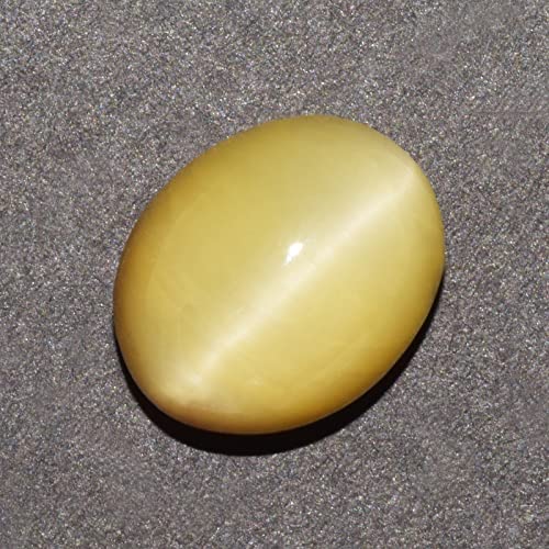 4.37 Carat Yellow Cats Eye Smooth Cabochon Oval 11.1X9.1X6.2 Mm Loose Gemstone | Chrysoberyl Cat's Eye Quartz Gemstone | Genuine Cat's Eye | Cat's Eye Jewelry | Cat's Eye Jewelry Making Gemsotne By Rasav Gems #TOP1