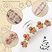 Christmas Gingerbread Man Hair Claw Clips Cute Gingerbread Man Hair Clips for Thick or Thins Hair Xmas Gingerbread Man Hair Jaw Clips Strong Hold Claw Clips Acrylic Design Non Slips Hair Accessories