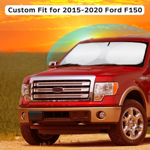 Image of Windshield Sun Shade for Ford F150 F-150 2015-2024 2025 2026 Sunshade