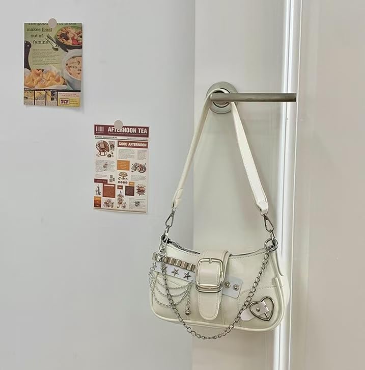 Y2K Shoulder Bag Y2K purse for Women Handbag Punk Purse3