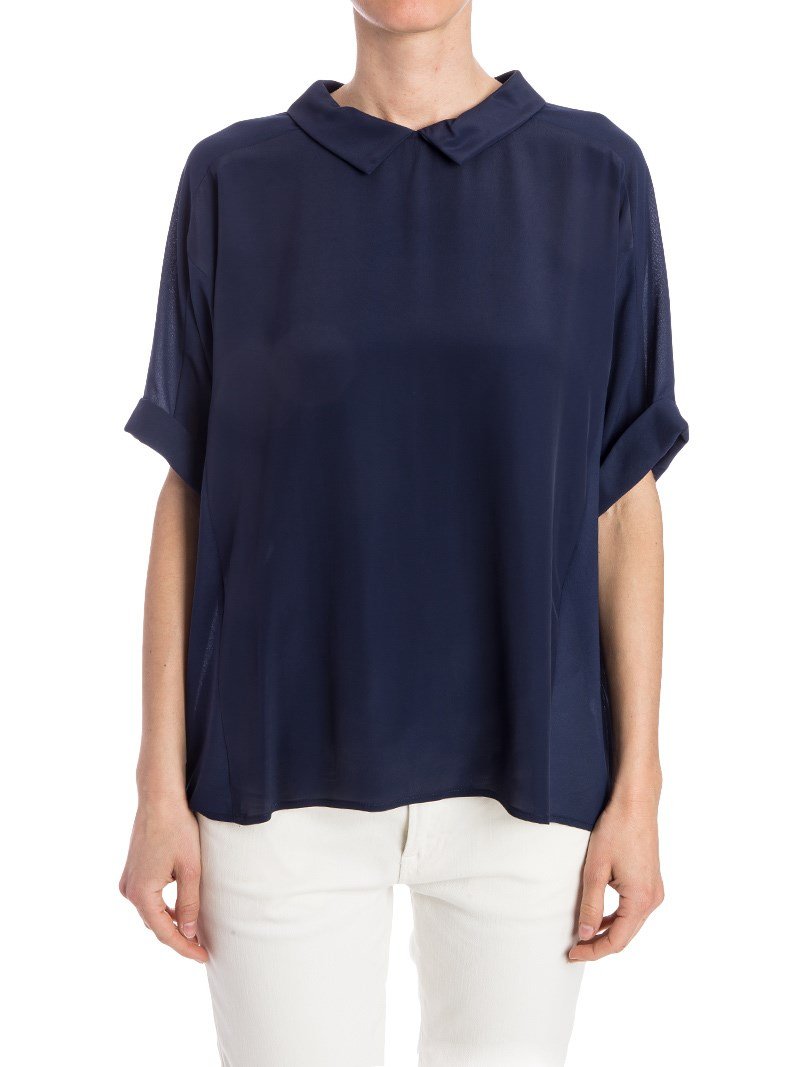 Patrizia Pepe Blusa a Manica Corta 8C0149 AV35 C602 8C0149 AV35