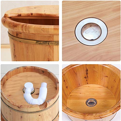 Cubo de madera para baño de pies Spa para adultos miniatura 3